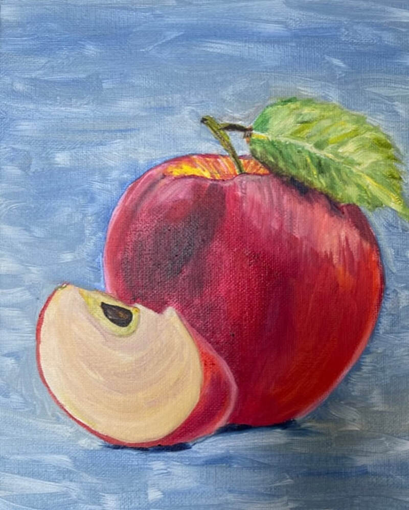 Apple with Slice